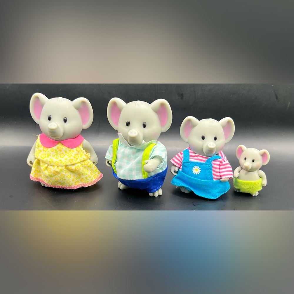 Li’l Woodzeez- Elephant Figure set‎ of 4